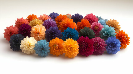 Vibrant Dahlia Bloom Illustration