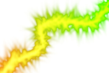 Abstract neon glowing sparkling waves gradient shape cutout on transparent background, neon glowing lines beams futuristic, color glow effect, blurred color gradients overlay effect background, glow