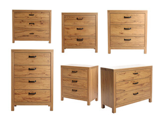 wooden cabinet with drawers