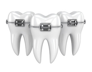 tooth on a white background
