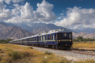 Obraz premium 015-046-319-u8969375333_A_luxury_train_on_an_iconic_journey._--ar_32_--v__a222bf94-d40e-4846-85b4-9e538e8ae82c_3