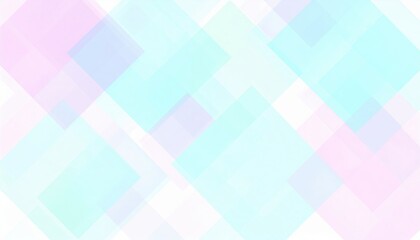 Abstract Pastel Geometric Background Design With Overlapping Squares