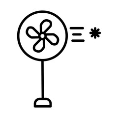Obraz premium Aircon Outline Symbol