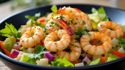 Delicious shrimp salad recipe video tutorial for healthy eating and quick meal preparation guide