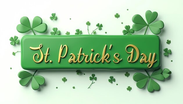 Saint Patrick's Day Green and Gold