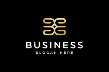 business company initials logo design