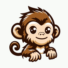 monkey vector illustration 