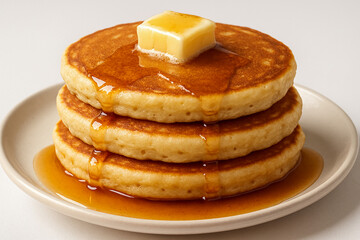 stack of pancakes on a plate