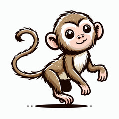 monkey vector illustration 