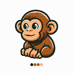 monkey vector illustration 