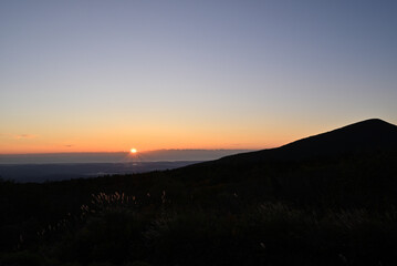 Zao mountain ridge, Miyagi, Tochigi, Japan