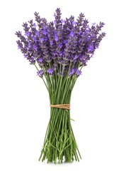 Fototapeta premium Lavender Bouquet: A Serene and Vibrant Floral Still Life