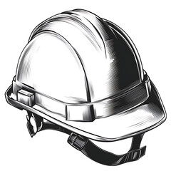 Construction helmet icon, outline black style 