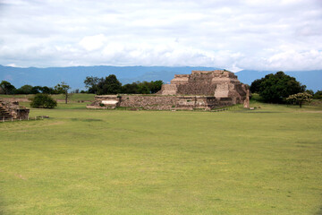 Monte Alban was an important Zapotec city and cultural center located on a mountaintop in the...