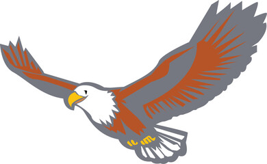 eagle in flight logo