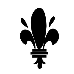fleur de lis icon vector
