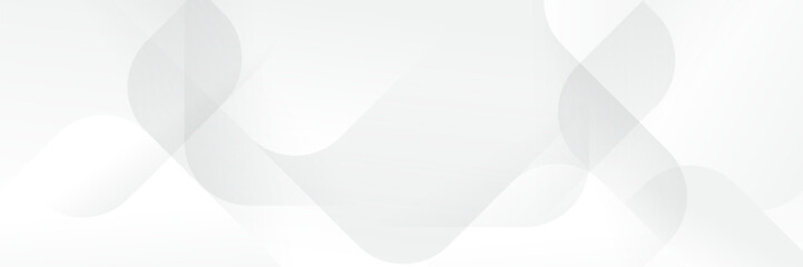 Abstract pattern white geometric banner design background.