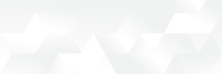 Abstract pattern white geometric banner design background.