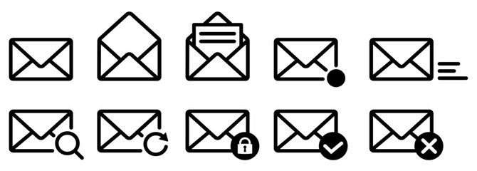 メールのアイコンマークイラスト