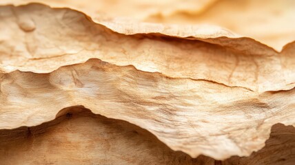 Close-Up of Weathered Tree Bark Texture