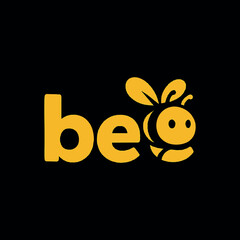 A creative and modern bee logo design symbolizing hard work, teamwork, and nature. Perfect for eco-friendly brands, honey product packaging, organic businesses, and mascot logos.

