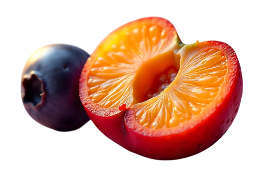 Vibrant Blueberry and Exotic Fruit A Stunning Still Life of Nature's Bounty