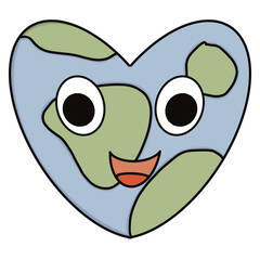 Obraz premium Heart earth 