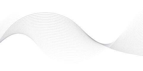 Fototapeta premium Dynamic Curved Line Design on Transparent Background Versatile Vector Illustration for Use in Technology Solutions, IT Services, Engineering Reports, and Data-Driven Projects