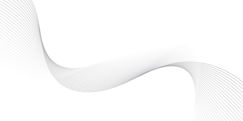 Dynamic Curved Line Design on Transparent Background Versatile Vector Illustration for Use in Technology Solutions, IT Services, Engineering Reports, and Data-Driven Projects