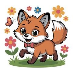 A creative and elegant fox design symbolizing intelligence, agility, and cleverness. Ideal for brand logos, wildlife projects, nature posters, and graphic design elements.

