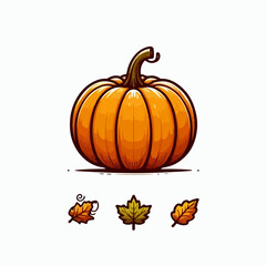 pumpkin vector illustration 