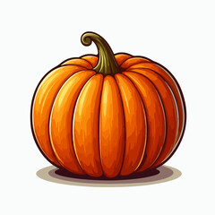 pumpkin isolated on white background