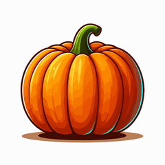 pumpkin on a white background