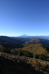 Climbing  Mount Daibosatsurei, Yamanashi, Japan
