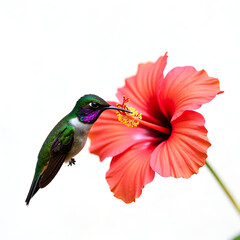 Fototapeta premium hummingbird on flower