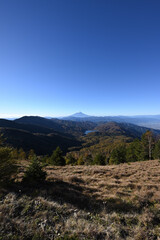 Climbing  Mount Daibosatsurei, Yamanashi, Japan