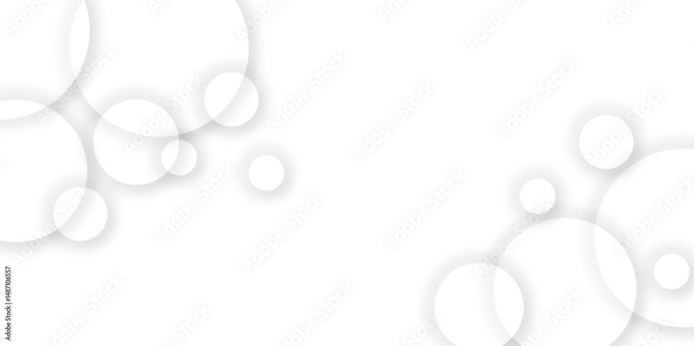 Poster modern abstract white background with transparent layers triangle shape with shadow. white color tec