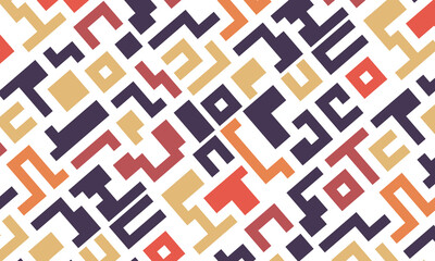 Background with colorful lines shapes abstract stylish mosaic flat design.