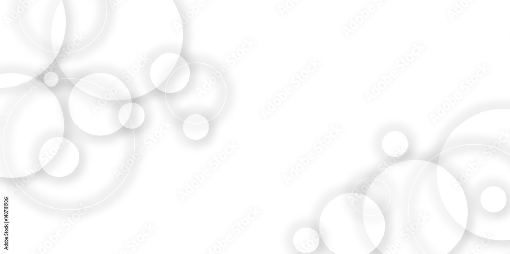 Poster modern abstract white background with transparent layers triangle shape with shadow. white color tec