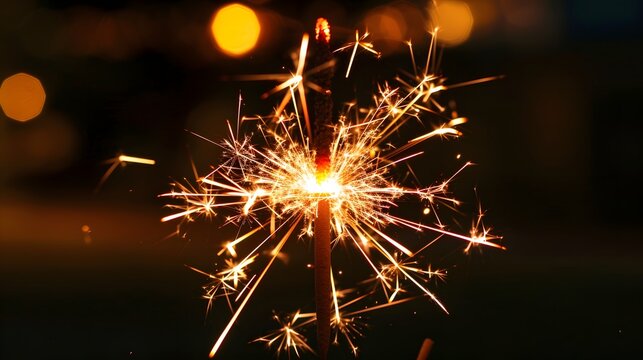 Star-shaped Fireworks: Bright star-shaped fireworks, symbolizing success and achievement. 
