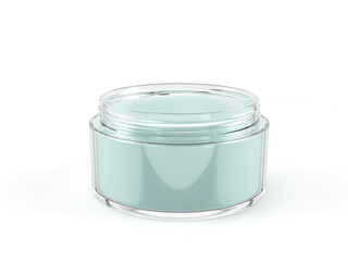 Cosmetic cream glass jar