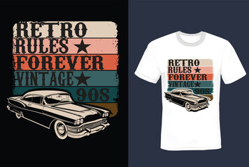 Print t-shirt ,vintage t-shirt design
