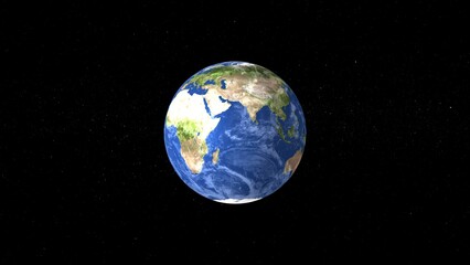A stunning depiction of earth our home planet suspended in the vast cosmic realm showcasing continents and oceans