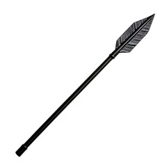 Sleek Arrow with Contemporary Finish in Classic Black Isolated on Transparent Background