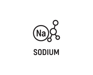 Sodium icon vector design illustration.
