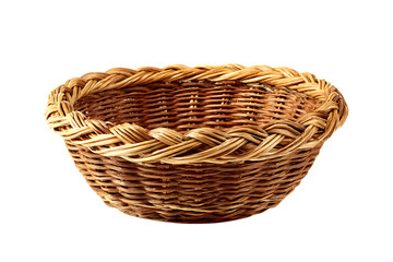 Obraz premium Natural Basket Isolated For Packaging Presentation