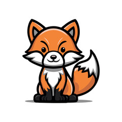 Obraz premium A smart and elegant fox logo design representing cleverness, agility, and creativity. Perfect for gaming mascots, fashion brands, digital agencies, wildlife projects, and modern business logos.