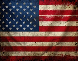flag of USA, America grunge texture background patriotism	