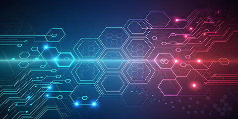 Futuristic Cybersecurity Interface with Advanced Protection