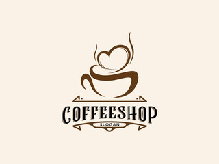 Cafe logo Vector Template